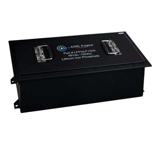 Aims Power Golf Cart 200AH Lithium Battery 48V 10.2 kWh with Charger and Wiring Kit - KIT-GLF200