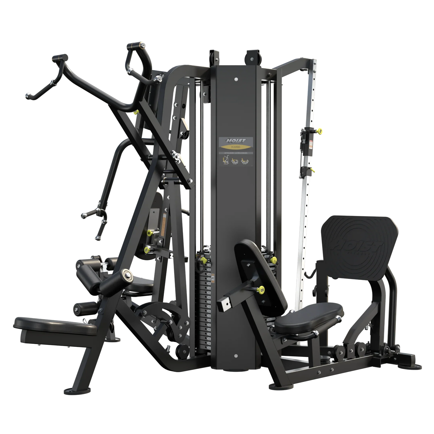 Hoist H-4400 4 Stack Multi Gym - H-4400B-MB H-PA-1-MB