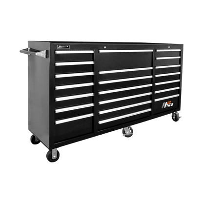 Homak 72” H2Pro Series 21 Drawer Roller Cabinet - BK04021720