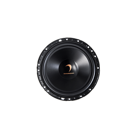 Diamond Audio 6.5" HEX Series 2-Way Component Set w/25mm Aluminum Dome Tweeter - H65A