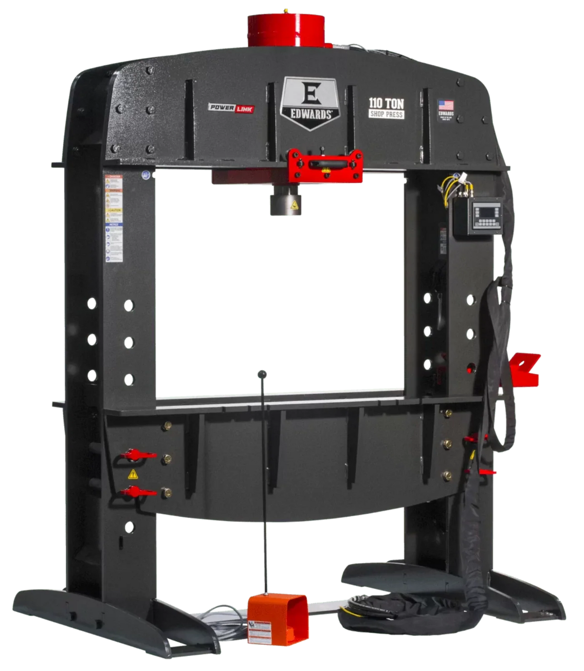 EDWARDS 110 Ton Shop Press w/ PLC & Portable Power Unit 3 Phase, 460V - ED9-HAT9080