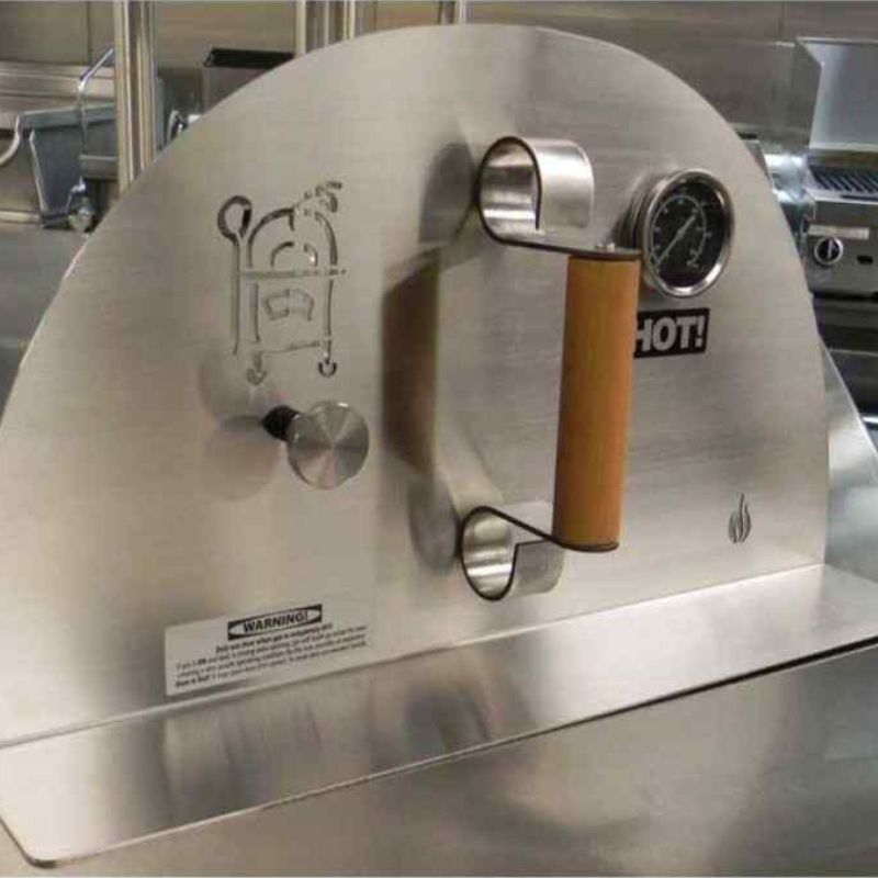 HPC Door with thermometer