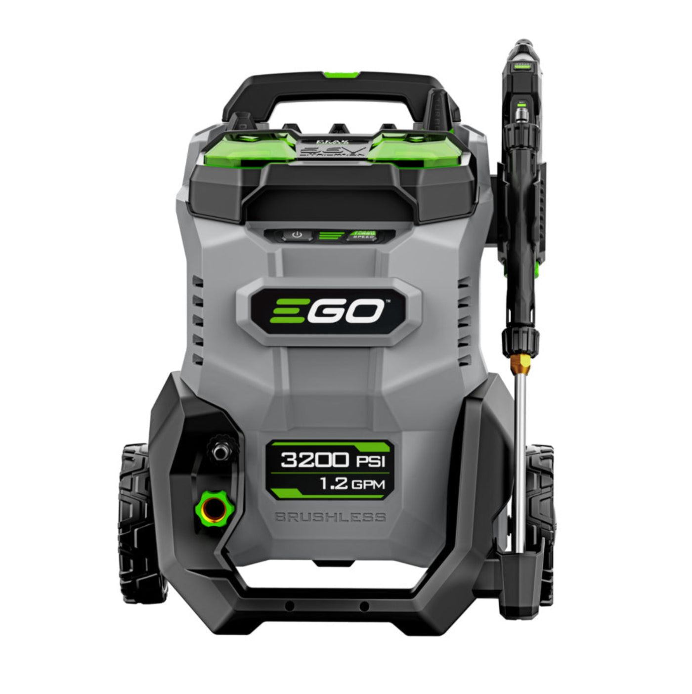 EGO Power+  Cordless 3200 PSI Pressure Washer with 2 x 6.0Ah Batteries and 320W Charger - HPW3204-2