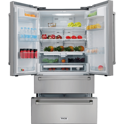 Thor Kitchen 30 in. Natural Gas Range, 36 in. Refrigerator & 24 in. Dishwasher, AP-LRG3001U-2