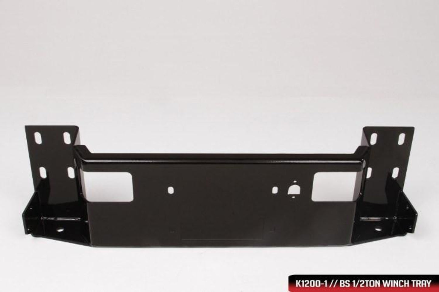 Fab Fours GS14-K3160-1 GMC Sierra 1500 2014-2015 Black Steel Front Bumper Full Guard with Tow Hooks