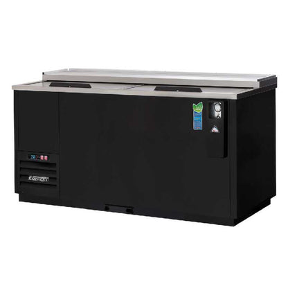 Everest - EGC65 Commercial 64" Solid Slide Lid Glass & Plate Chiller - EGC65