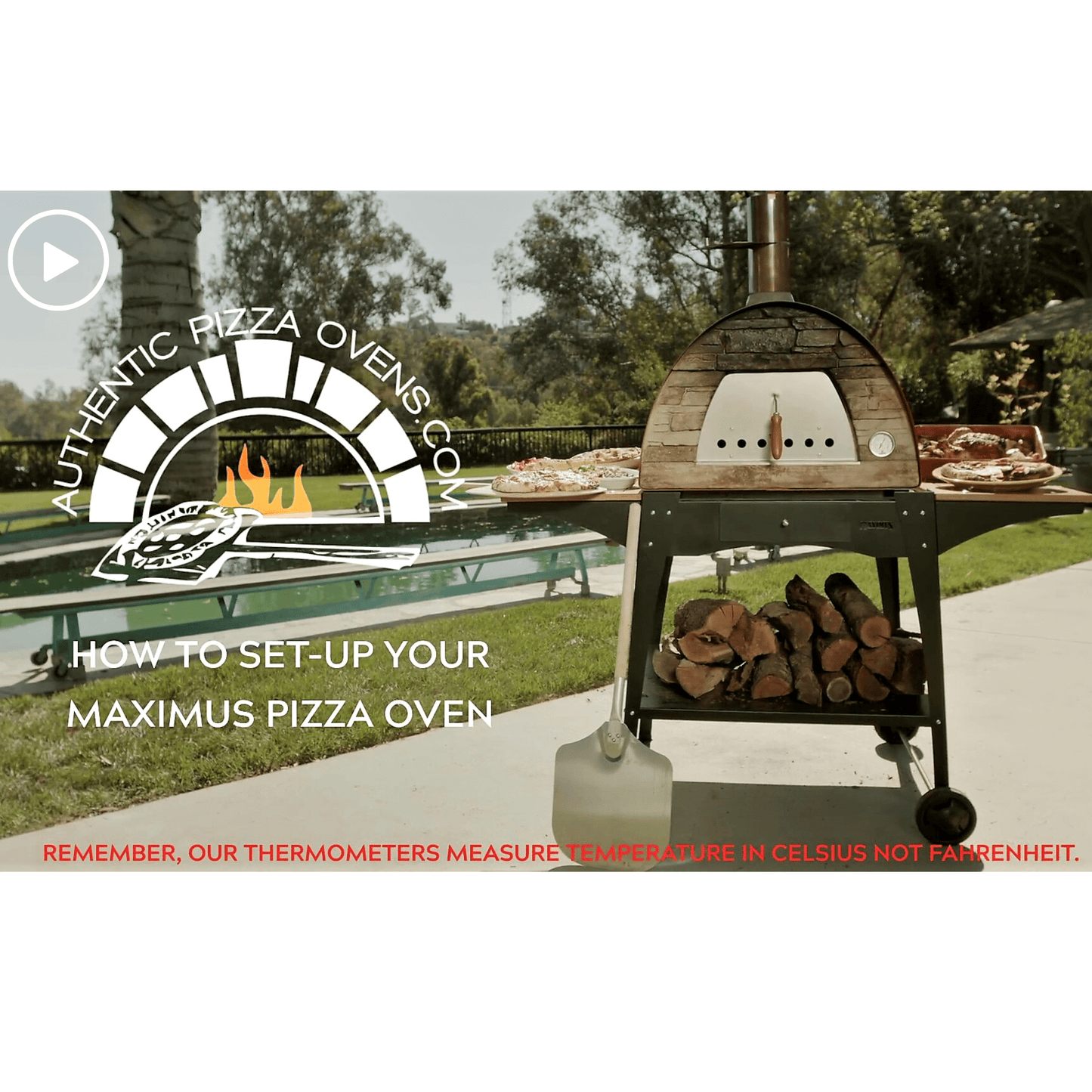 MAXIMUS PRIME LARGE PORTABLE PIZZA OVEN RED