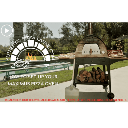 MAXIMUS PRIME LARGE PORTABLE PIZZA OVEN RED