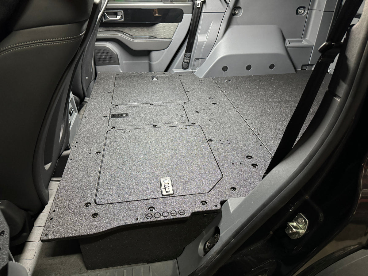 GOOSE GEAR  Grenadier - 2024-Present - 1st Gen - Explore Series - Second Row Seat Delete Plate System - 1424-GGR-SH