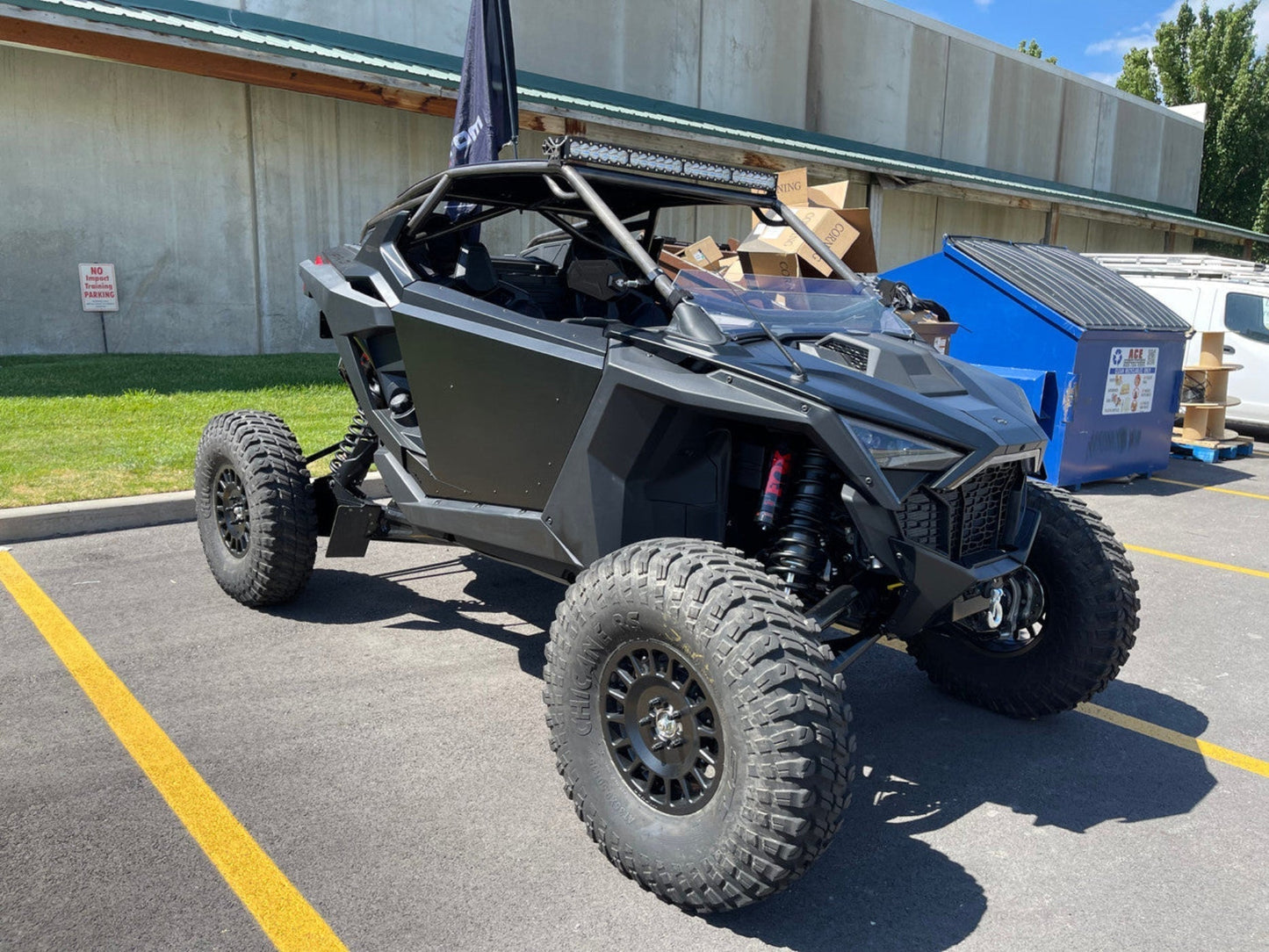 UTVZILLA Aluminum Doors for RZR PRO XP, PRO R, TURBO R (Two Seat) - ZL-RZPRO2-DR
