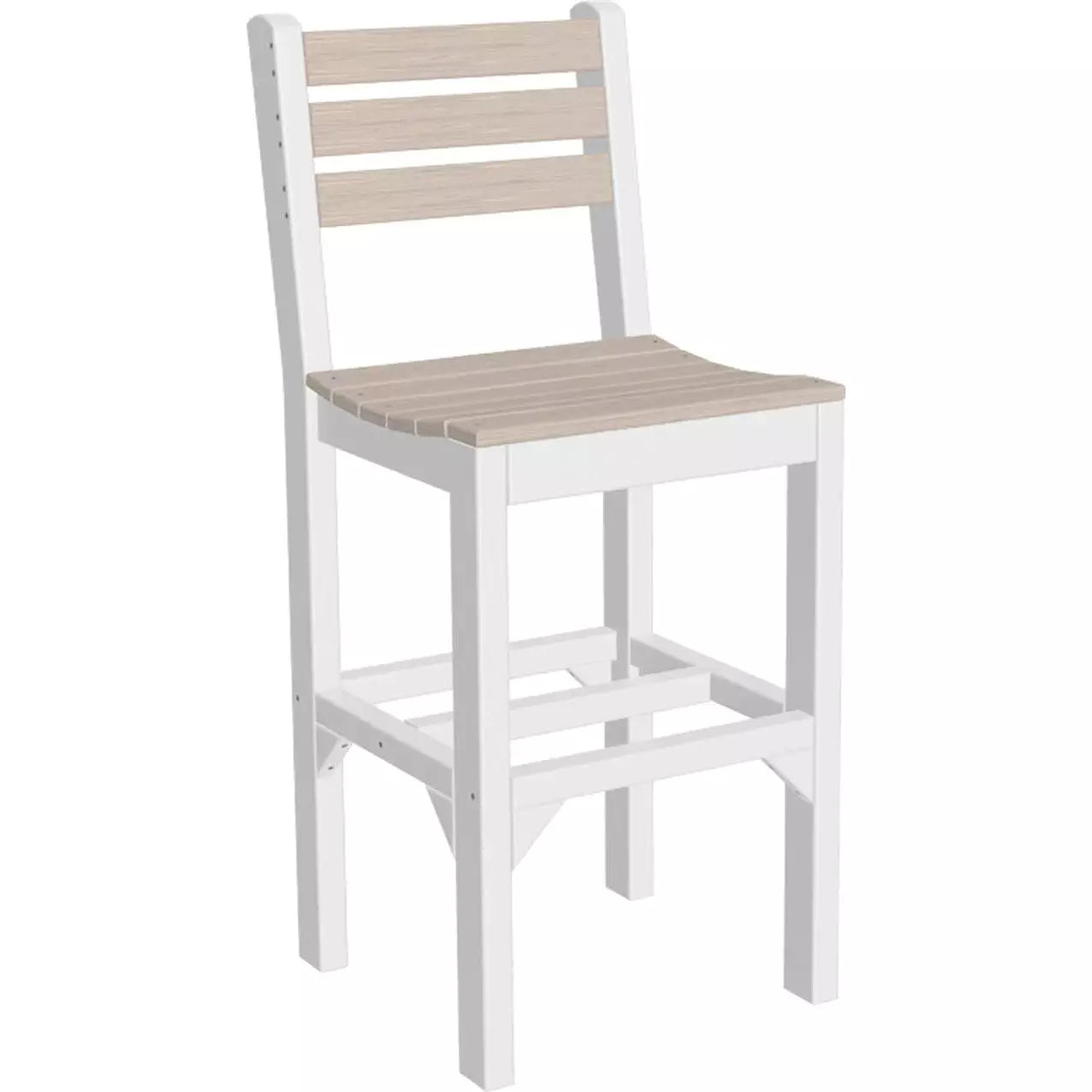 LuxCraft Outdoor Bar Height Island Poly Side Chair
