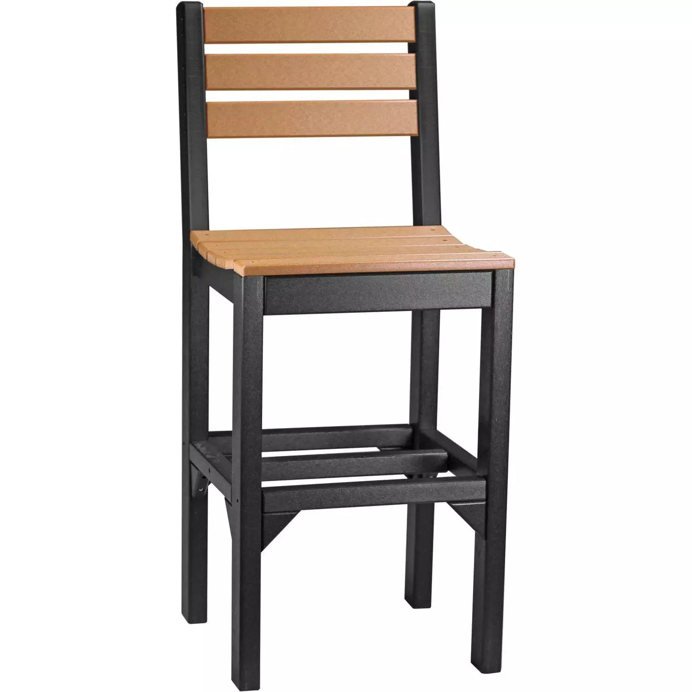 LuxCraft Outdoor Bar Height Island Poly Side Chair