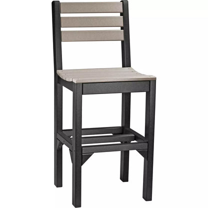 LuxCraft Outdoor Bar Height Island Poly Side Chair