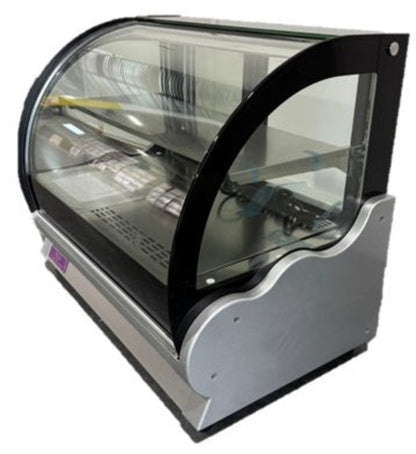 Chef AAA  35"W Curved Glass Countertop Heated Display Case - WTCH-90