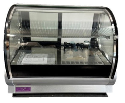 Chef AAA47"W Curved Glass Countertop Refrigerated Display Case - WTC-120