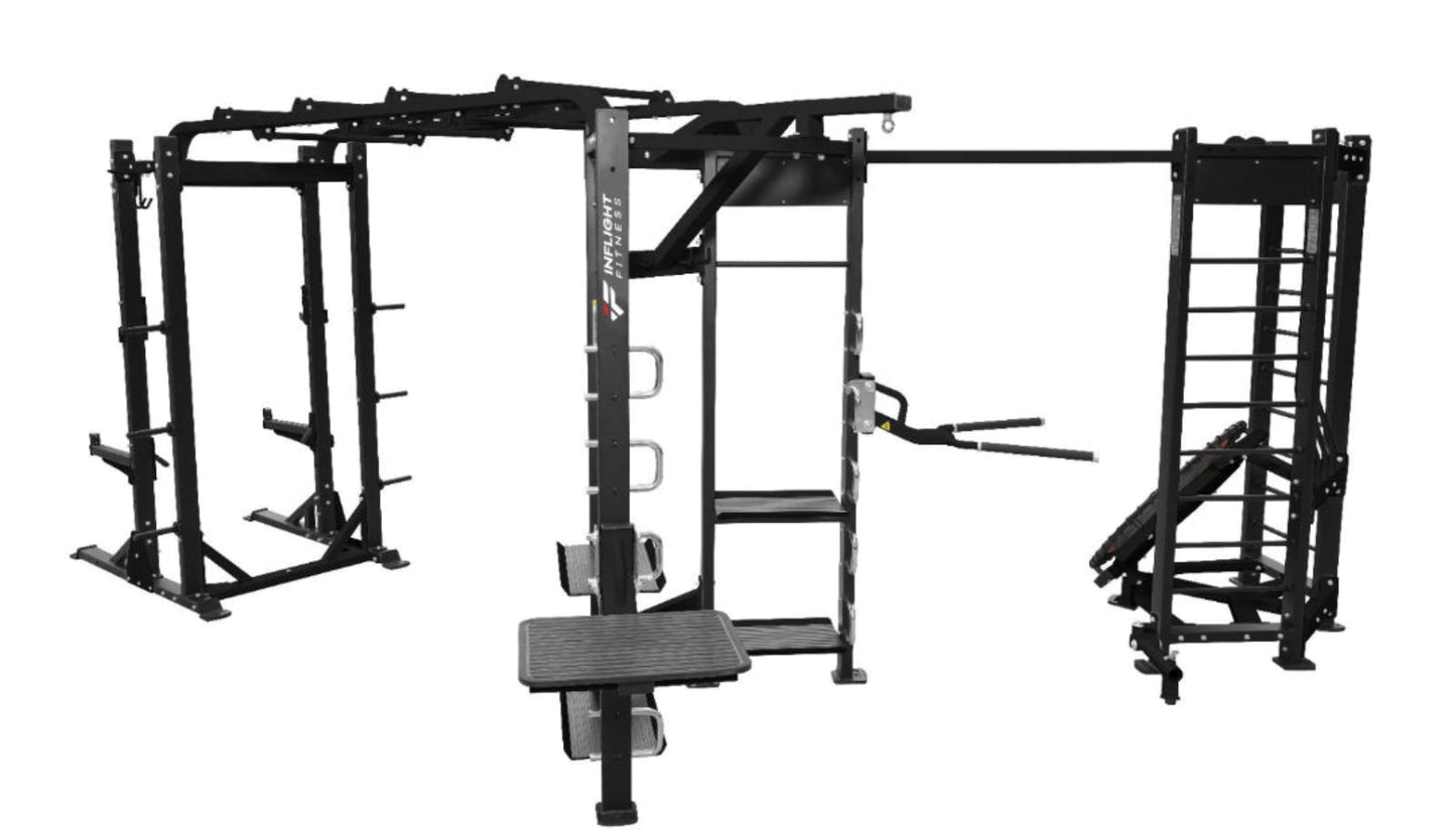 Dynamic Inflight Fitness Shape-L Three Station Multigym - CT-SHAPE-L