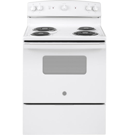 GE Appliances 30" Free-Standing Electric Range White - JBS160DMWW