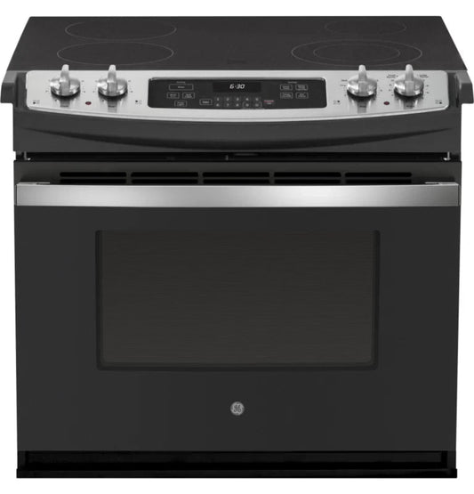 GE Appliances " Drop-In Electric Range Stainless Steel/Gray - JD630STSS