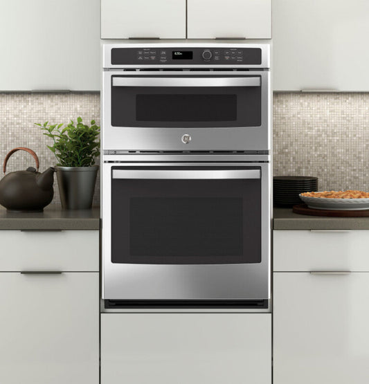 GE Appliances 27" Built-In Combination Microwave/Thermal Wall Oven Stainless Steel - JK3800SHSS