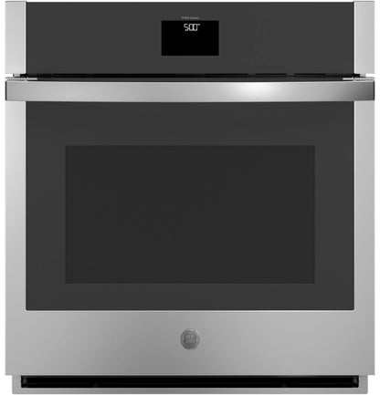GE Appliances  27" Smart Built-In Convection Single Wall Oven with No Preheat Air Fry Stainless Steel - JKS5000SVSS