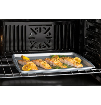 GE Appliances  27" Smart Built-In Convection Single Wall Oven with No Preheat Air Fry Stainless Steel - JKS5000SVSS