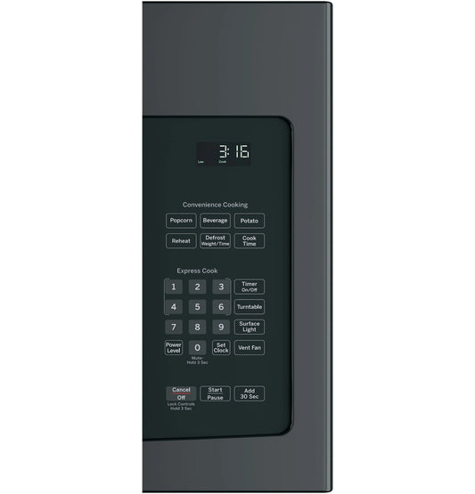GE Appliances 1.6 Cu. Ft. Over-the-Range Microwave Oven Black - JVM3162DJBB