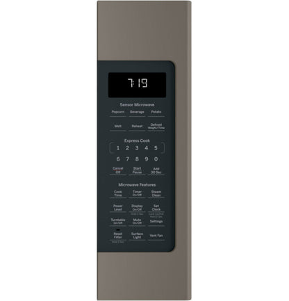 GE Appliances 1.9 Cu. Ft. Over-the-Range Sensor Microwave Oven Fingerprint Resistant Slate - JVM7195EKES