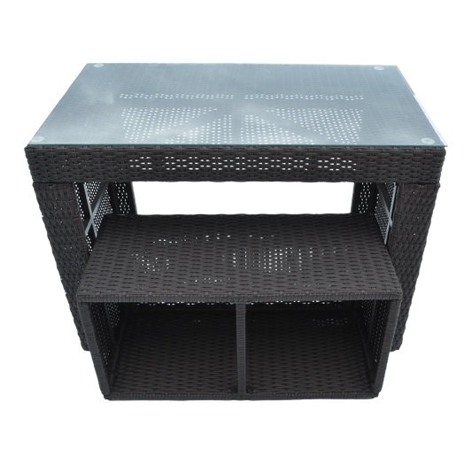 Canadian Spa Straight Bar & Stool - Square Surround Furniture - KF-10035