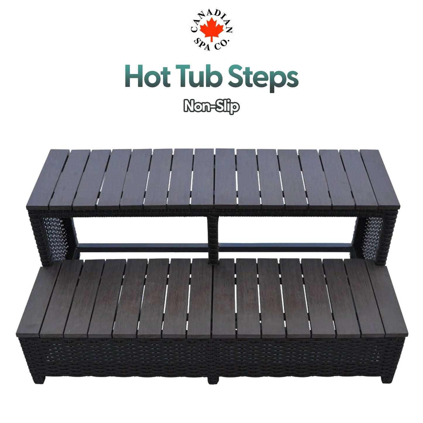 Canadian Spa Wicker Spa Step - 86in Spas - KF-10077