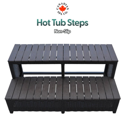 Canadian Spa Wicker Spa Step - 86in Spas - KF-10077