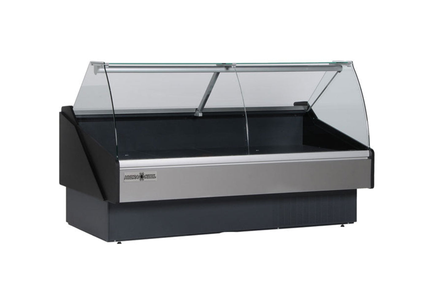 Hydra-Kool  | 117" Wide Self Contained Curved Glass Seafood Display Case - KFM-SC-120-S