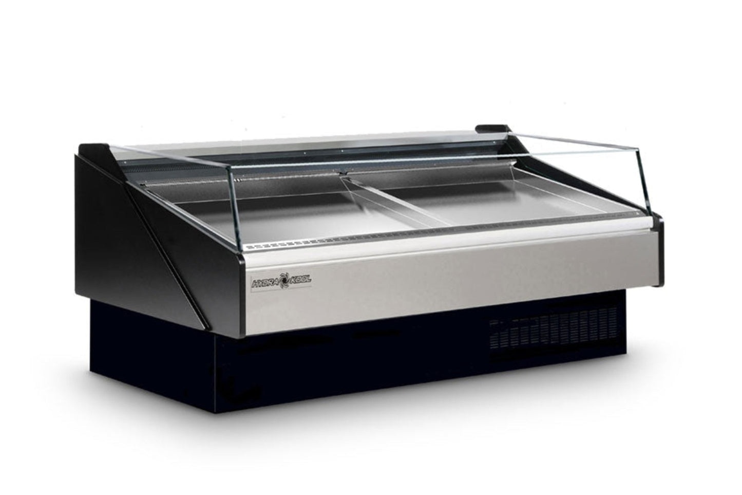 Hydra-Kool  | 117" Wide Remote Open Glass Seafood Display Case - KFM-SO-120-R