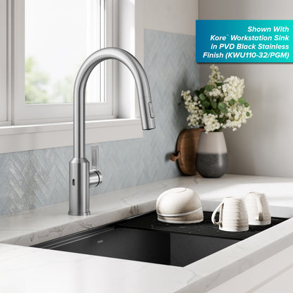 KRAUS Oletto Touchless Pull-Down Kitchen Faucet in Spot-Free Stainless Steel - KSF-2830SFS