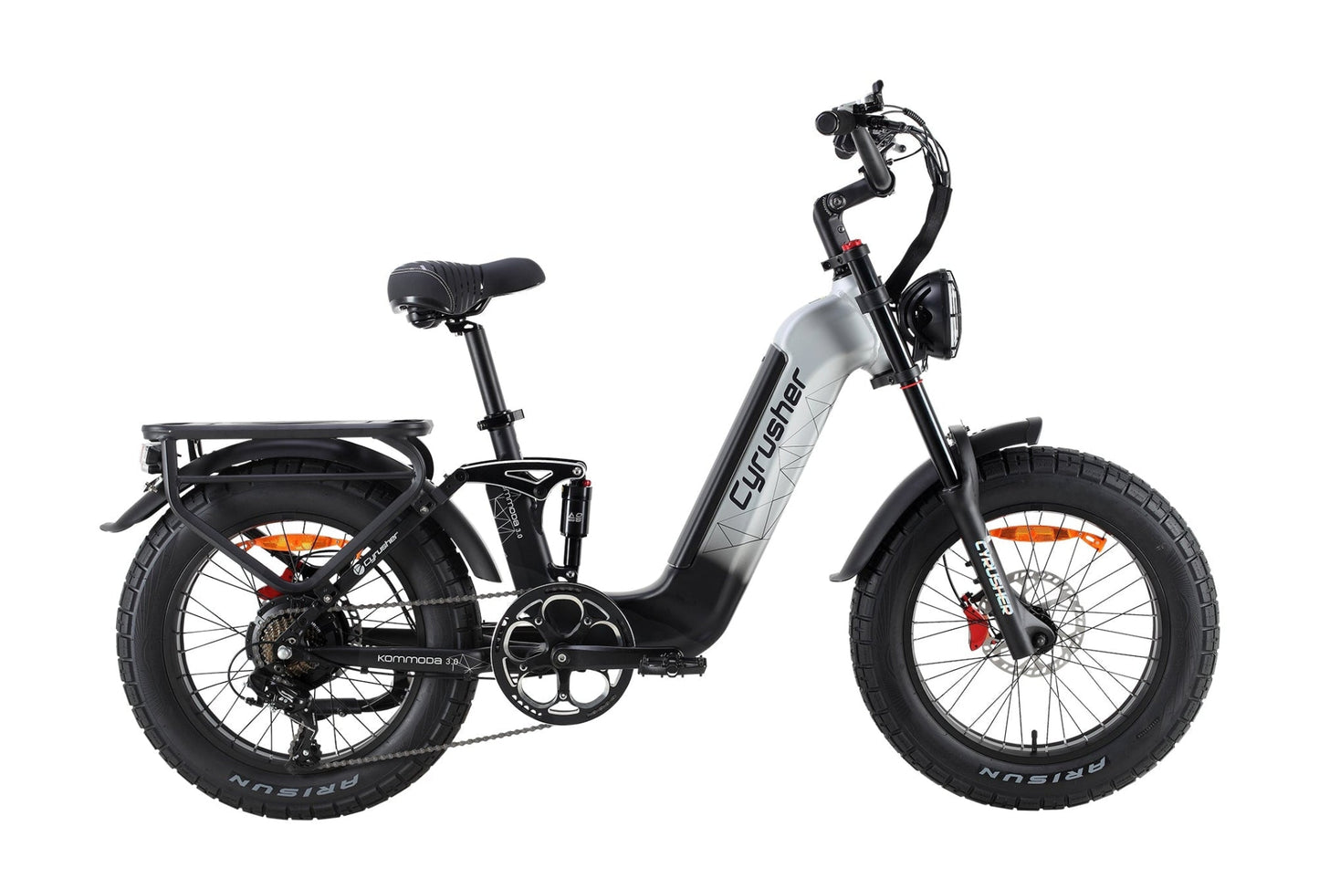 Cyrusher Kommoda Ebike 2025 New. Step-through electric bike. 68 miles electric bicycle. - US-KMDA3.0-PR-2025