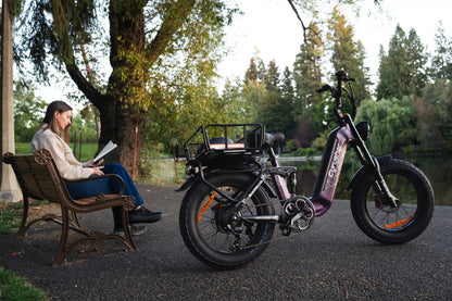 Cyrusher Kommoda Ebike 2025 New. Step-through electric bike. 68 miles electric bicycle. - US-KMDA3.0-PR-2025