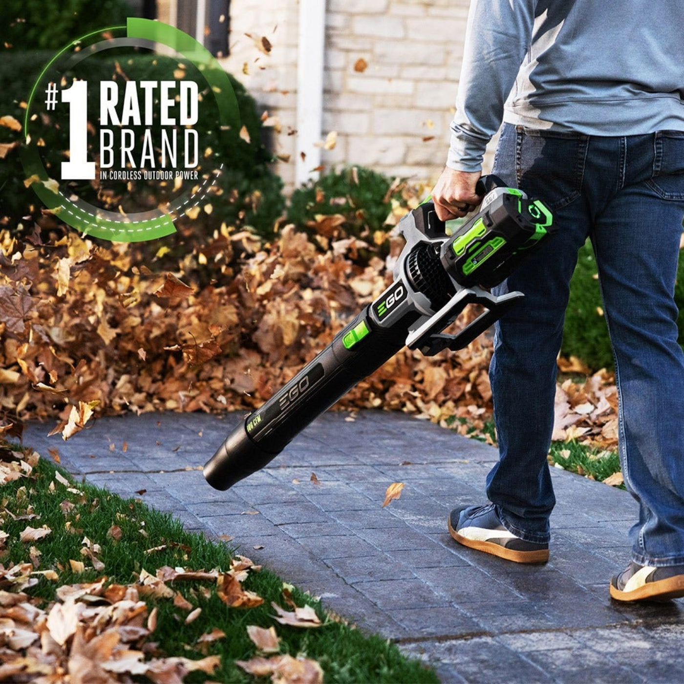 EGO Power+ 880 CFM Cordless Blower with (2) 4Ah Batteries and Standard Charger - LB8803-2