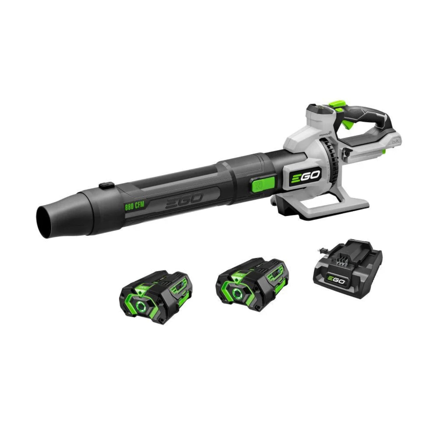 EGO Power+ 880 CFM Cordless Blower with (2) 4Ah Batteries and Standard Charger - LB8803-2
