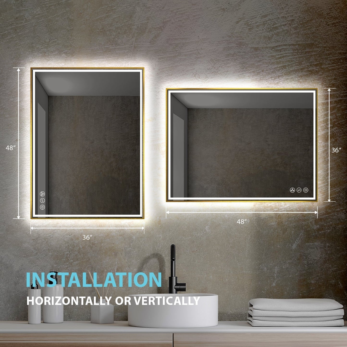 Blossom Stellar 48 Inch LED Mirror - LED M4 4836 MB