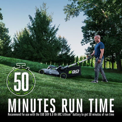 EGO Power+ 21" Self-Propelled Lawn Mower with 6.0Ah Battery and Charger - LM2114SP