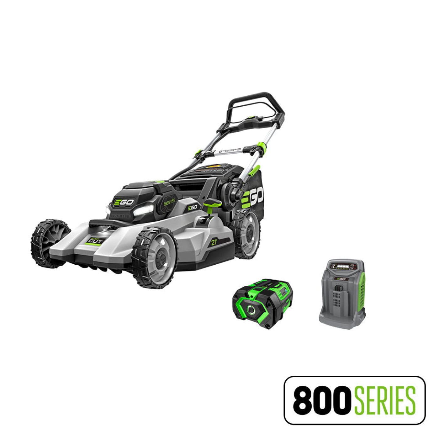 EGO Power+ 21" Select Cut Push Lawn Mower with 7.5Ah Battery and 550W Rapid Charger - LM2135