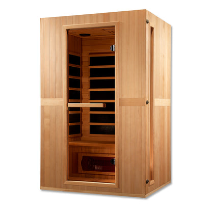 Golden Designs Tech 2 Person Low EMF FAR IR Sauna  - MX-LS2-01/  LSIF-04