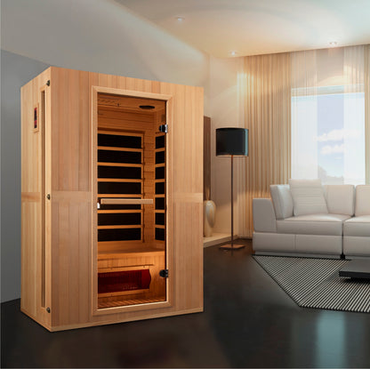 Golden Designs Tech 2 Person Low EMF FAR IR Sauna  - MX-LS2-01/  LSIF-04