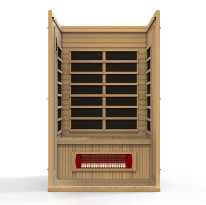 Golden Designs Tech 2 Person Low EMF FAR IR Sauna  - MX-LS2-01/  LSIF-04