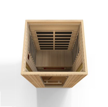 Golden Designs Tech 2 Person Low EMF FAR IR Sauna  - MX-LS2-01/  LSIF-04