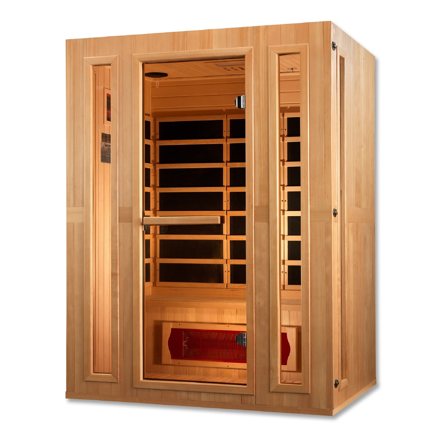 Golden Designs "Trinity" Dual Tech 3 person Low EMF FAR IR Sauna - MX-LS3-01/  LSIF-05