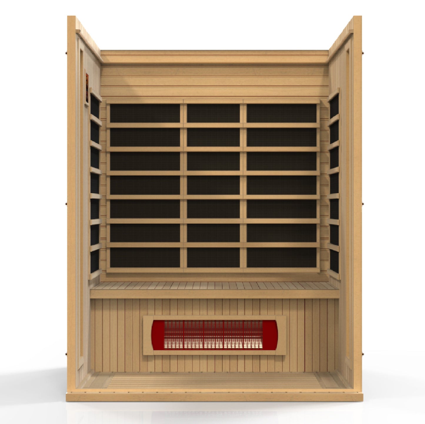Golden Designs "Trinity" Dual Tech 3 person Low EMF FAR IR Sauna - MX-LS3-01/  LSIF-05