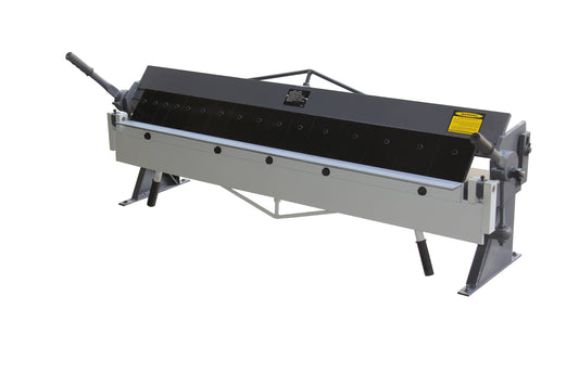 KAKA Industrial LW-4822,Pan and Box Brake 48"x22", includes total of 16 fingers in 2", 3", and 4" sizes Max Thickness 22 Gauge Mild Steel Capacity, Angle 1-135 Degree, Pan and Box Brake Machine - 162433