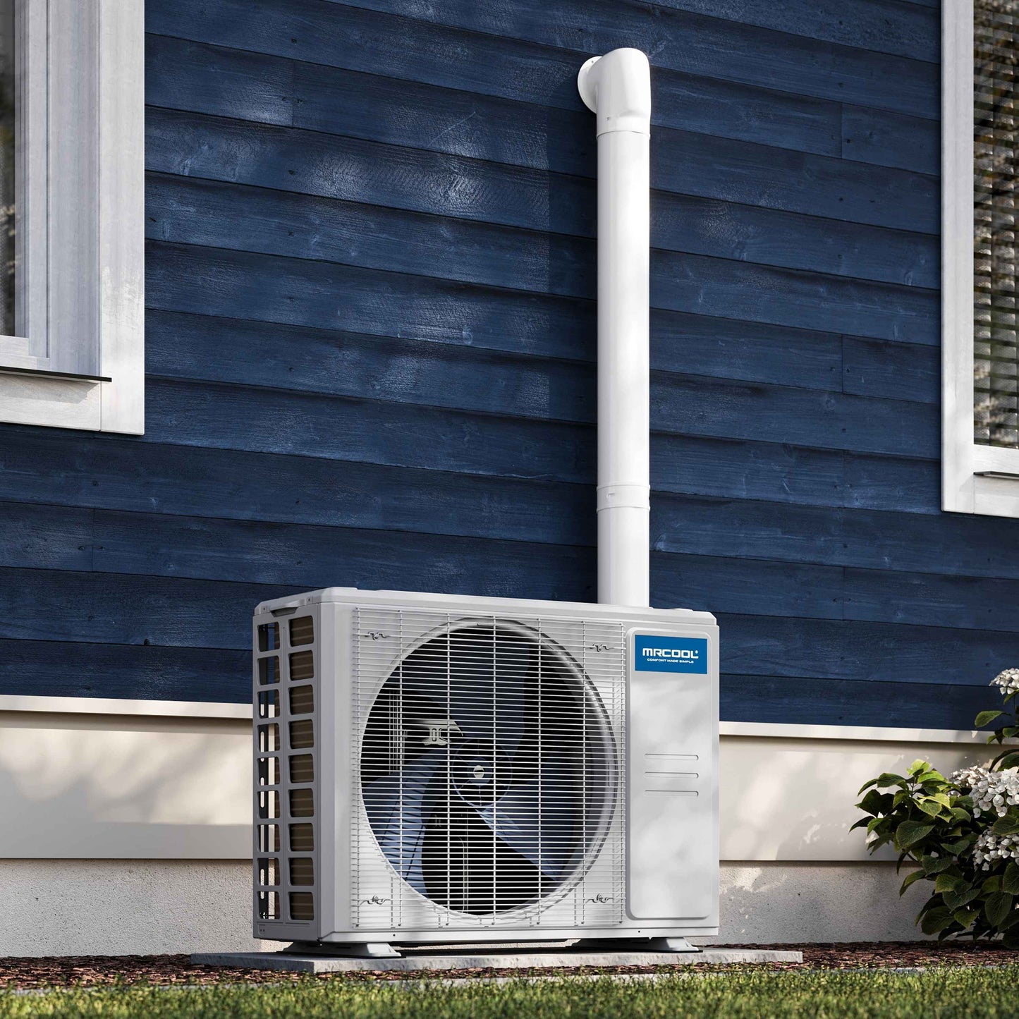 MRCOOL DIY 5th Gen Mini Split - 4-Zone 36,000 BTU Ductless Air Conditioner and Heat Pump Condenser with 18K + 12K + 9K + 9K Wall Mount Air Handlers - DIY5-4Z-36HP-18K12K9K9K