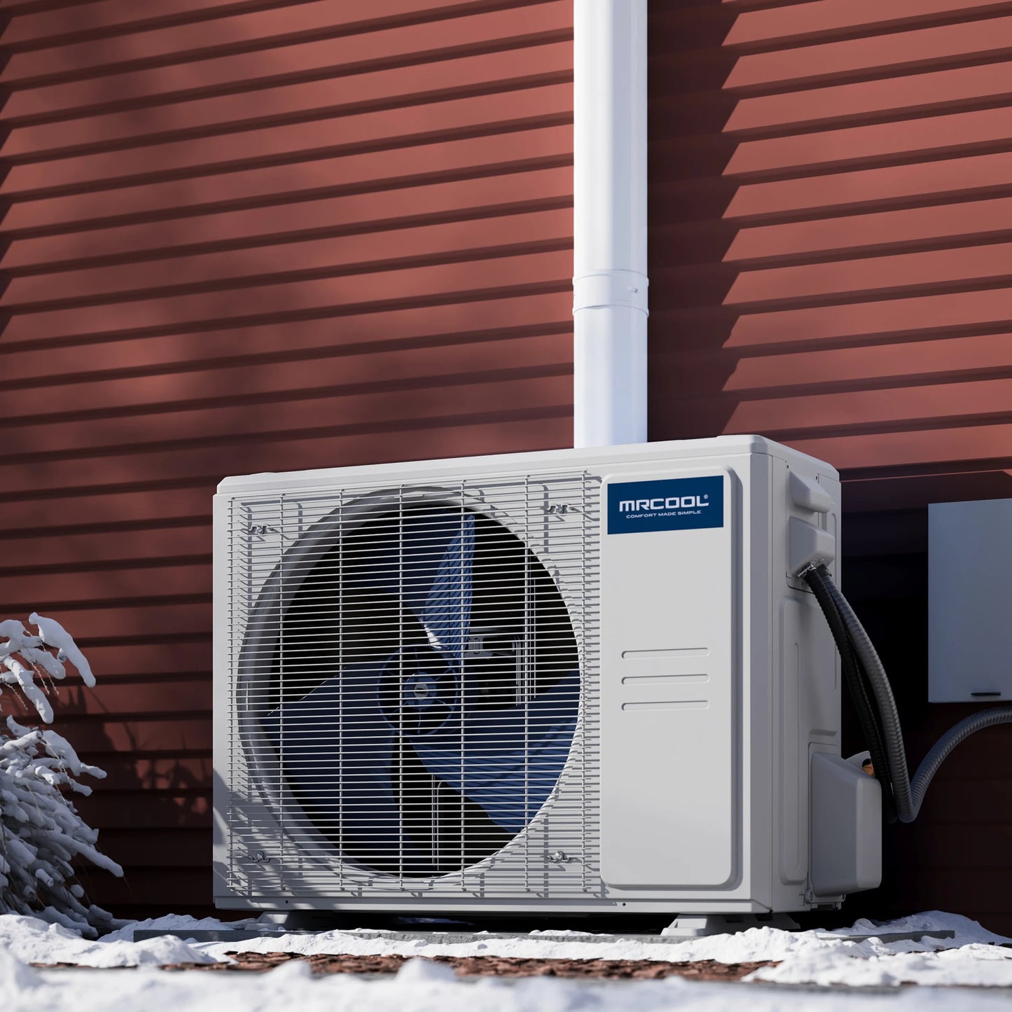 MRCOOL DIY 5th Gen Mini Split - 4-Zone 36,000 BTU Ductless Air Conditioner and Heat Pump Condenser with 12K + 12K + 9K + 9K Wall Mount Air Handlers - DIY5-4Z-36HP-12K12K9K9K