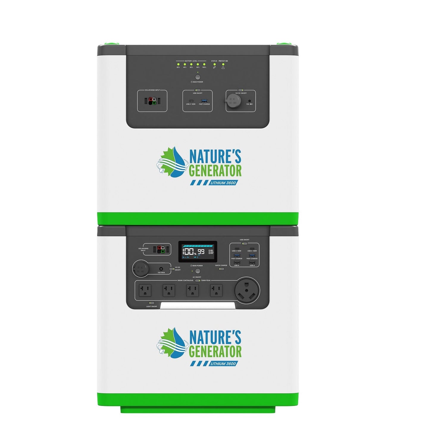 Nature's Generator Lithium 3600 Power Station - NGLGN36